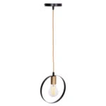 ΦΩΤΙΣΤΙΚΟ ΟΡΟΦΗΣ ΚΡΕΜΑΣΤΟ KRENT HM7425.11 ΜΑΥΡΟ-ΧΡΥΣΟ 20x4x125Υεκ.