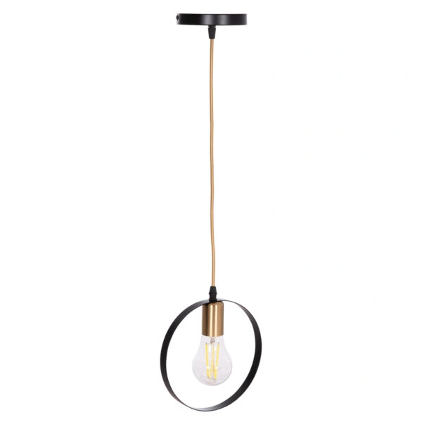 ΦΩΤΙΣΤΙΚΟ ΟΡΟΦΗΣ ΚΡΕΜΑΣΤΟ KRENT HM7425.11 ΜΑΥΡΟ-ΧΡΥΣΟ 20x4x125Υεκ.