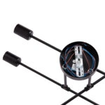 ΦΩΤΙΣΤΙΚΟ ΟΡΟΦΗΣ ΠΟΛΥΦΩΤΟ LIGHTY HM7427.11 ΜΕΤΑΛΛΟ ΣΕ ΜΑΥΡΟ 51x51x23Υεκ.