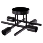 ΦΩΤΙΣΤΙΚΟ ΟΡΟΦΗΣ ΠΟΛΥΦΩΤΟ LIGHTY HM7428.11 ΜΕΤΑΛΛΟ ΣΕ ΜΑΥΡΟ 28x28x15Υεκ.