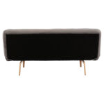 ΚΑΝΑΠΕΣ ΚΡΕΒΑΤΙ 3ΘΕΣΙΟΣ ΑΠΟ ΒΕΛΟΥΔΟ ΓΚΡΙ HM3168.01 193Χ85Χ88Υ εκ.