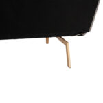 ΚΑΝΑΠΕΣ ΚΡΕΒΑΤΙ 3ΘΕΣΙΟΣ ΑΠΟ ΒΕΛΟΥΔΟ ΓΚΡΙ HM3168.01 193Χ85Χ88Υ εκ.