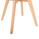 ΚΑΡΕΚΛΑ VEGAS HM0033.25 ΜΕ ΞΥΛΙΝΑ ΠΟΔΙΑ ΚΑΙ ΜΕ ΚΑΘΙΣΜΑ ΚΑΠΟΥΤΣΙΝΟ 47X56,5X82Υ εκ.