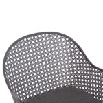 ΠΟΛΥΘΡΟΝΑ ΑΛΟΥΜΙΝΙΟΥ OREGO HM6268.01 ΣΚΕΛΕΤΟΣ & ΜΑΞΙΛΑΡΙ ΣΚΟΥΡΟ ΓΚΡΙ 58x55x83Υεκ.