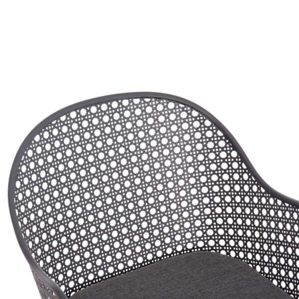 ΠΟΛΥΘΡΟΝΑ ΑΛΟΥΜΙΝΙΟΥ OREGO HM6268.01 ΣΚΕΛΕΤΟΣ & ΜΑΞΙΛΑΡΙ ΣΚΟΥΡΟ ΓΚΡΙ 58x55x83Υεκ.