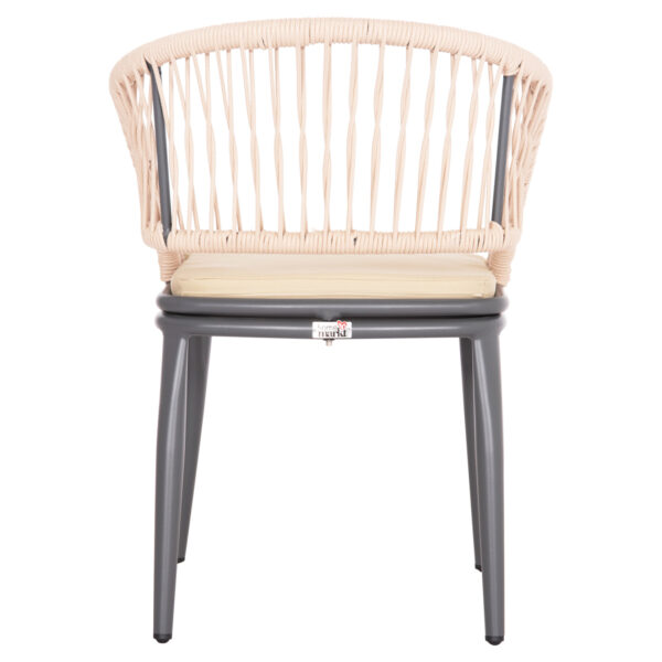 ΠΟΛΥΘΡΟΝΑ ΑΛΟΥΜΙΝΙΟΥ MAGNET HM6287.01 ΣΚΟΥΡΟ ΓΚΡΙ ΜΕ ΚΡΕΜ P.E.ΣΧΟΙΝΙ 58x63x82Υεκ