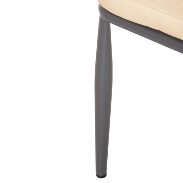 ΠΟΛΥΘΡΟΝΑ ΑΛΟΥΜΙΝΙΟΥ MAGNET HM6287.01 ΣΚΟΥΡΟ ΓΚΡΙ ΜΕ ΚΡΕΜ P.E.ΣΧΟΙΝΙ 58x63x82Υεκ