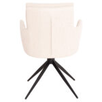 ΠΟΛΥΘΡΟΝΑ ΠΕΡΙΣΤΡΕΦ. BLANS HM9942.07 ΜΠΕΖ ΜΠΟΥΚΛΕ ΥΦΑΣΜΑ-ΜΕΤΑΛΛΙΚΑ ΠΟΔΙΑ 62x60x90Υ