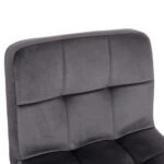 ΣΚΑΜΠΟ ΜΠΑΡ ΠΕΡΙΣΤΡΕΦΟΜΕΝΟ DIANA HM202.41 ΓΚΡΙ ΒΕΛΟΥΔΟ--ΜΕΤΑΛΛΟ ΜΑΥΡΟ ΜΑΤ 44x52x109Υεκ