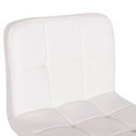 ΣΚΑΜΠΟ ΜΠΑΡ ΠΕΡΙΣΤΡΕΦΟΜΕΝΟ DIANA HM202.22 ΛΕΥΚΟ PU--ΜΕΤΑΛΛΟ ΧΡΩΜΙΟ 44x52x109Υεκ.