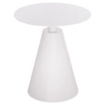 ΤΡΑΠΕΖΑΚΙ ΒΟΗΘ. ΣΤΡΟΓΓΥΛΟ ΕΞ.ΧΩΡΟΥ SERA HM6270.02 ΛΕΥΚΟ ΑΛΟΥΜΙΝΙΟ Φ50x56Υεκ.