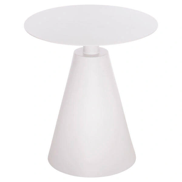 ΤΡΑΠΕΖΑΚΙ ΒΟΗΘ. ΣΤΡΟΓΓΥΛΟ ΕΞ.ΧΩΡΟΥ SERA HM6270.02 ΛΕΥΚΟ ΑΛΟΥΜΙΝΙΟ Φ50x56Υεκ.