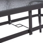 ΤΡΑΠΕΖΙ BRUNO 150X90Χ75Υεκ. ΜΕΤΑΛΛΙΚΟ ΟΡΘΟΓΩΝΙΟ ΓΚΡΙ ΜΕ ΤΡΥΠΑ ΟΜΠΡΕΛΑΣ Φ38 HM5145.11