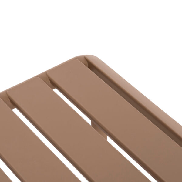 ΤΡΑΠΕΖΙ ΕΞΩΤΕΡΙΚΟΥ ΧΩΡΟΥ ΧΑΜΗΛΟ KORVER HM6334.04 ΠΟΛΥΠΡΟΠΥΛΕΝΙΟ ΚΑΠΟΥΤΣΙΝΟ 100x60x46Υεκ