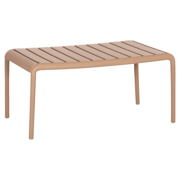 ΤΡΑΠΕΖΙ ΕΞΩΤΕΡΙΚΟΥ ΧΩΡΟΥ ΧΑΜΗΛΟ KORVER HM6334.04 ΠΟΛΥΠΡΟΠΥΛΕΝΙΟ ΚΑΠΟΥΤΣΙΝΟ 100x60x46Υεκ