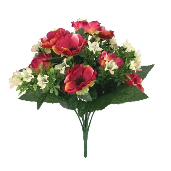 ΜΠΟΥΚΕΤΟ ΠΑΠΑΡΟΥΝΑΣ ΦΟΥΞ ΑΝΘΑΚΙΑ ΕΚΡΟΥ - Υ40cm 4/20ΚΙΒ