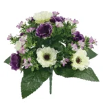 ΜΠΟΥΚΕΤΟ ΠΑΠΑΡΟΥΝΑΣ & ΑΝΘΑΚΙΑ ΜΩΒ/ΕΚΡΟΥ - Υ40cm 4/20ΚΙΒ