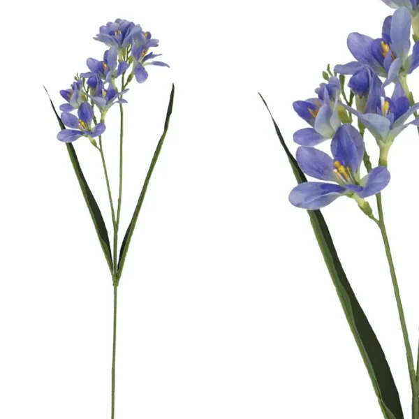 ΚΛΑΔΙ ΦΡΕΖΙΑ REAL TOUCH ΜΩΒ ΜΕ 2 ΚΛΑΔΙΑ ~ 5 ΛΟΥΛΟΥΔΙΑ - Y65cm 36/432ΚΙΒ