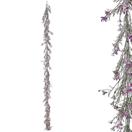 ΓΙΡΛΑΝΤΑ ΠΡΑΣΙΝΑΔΑΣ ME ΜΩΒ ΑΝΘΑΚΙΑ - Υ180cm 3/36ΚΙΒ