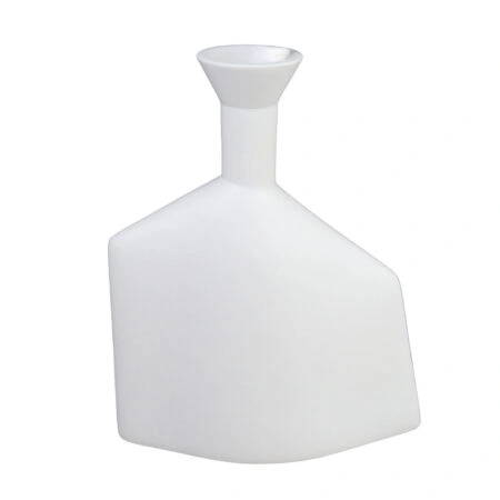 WAZOO ΔΙΑΚΟΣΜΗΤΙΚΟ ΒΑΖΟ 20x7x25.5cm POLYRESIN ΛΕΥΚΟ