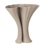 DINY ΒΑΖΟ 24x24x33 ΚΕΡΑΜΙΚΟ ΓΚΡΙ