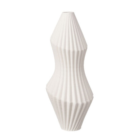 TESSELA ΒΑΖΟ 11.5x11.5x26cm ΚΕΡΑΜΙΚΟ ΛΕΥΚΟ