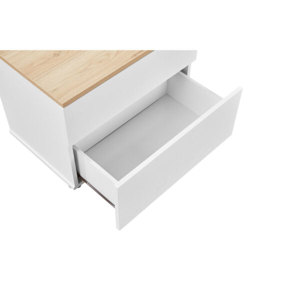 LUCIDO ΚΡΕΒΑΤΟΚΑΜΑΡΑ SET 3+1 ΛΕΥΚΟ OAK ΦΥΣΙΚΟ