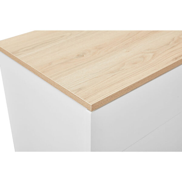 LUCIDO ΚΡΕΒΑΤΟΚΑΜΑΡΑ SET 3+1 ΛΕΥΚΟ OAK ΦΥΣΙΚΟ