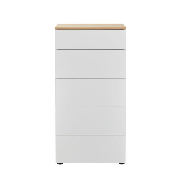 LUCIDO ΚΡΕΒΑΤΟΚΑΜΑΡΑ SET 3+1 ΛΕΥΚΟ OAK ΦΥΣΙΚΟ