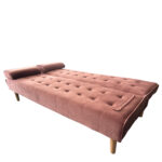 Καναπές Κρεβάτι Τριθέσιος ELFREDA Σάπιο Μήλο Ύφασμα 188x83x83cm