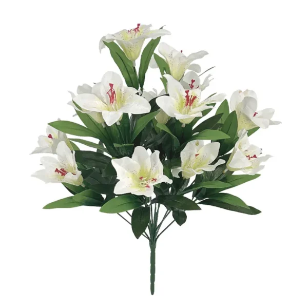 ΜΠΟΥΚΕΤΟ ΛΕΥΚΟ ΚΡΙΝΟΣ - Φ33x48cm24/96ΚΙΒ