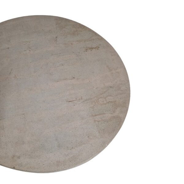 Ξύλινο Βοηθητικό Τραπεζάκι με Δέρμα