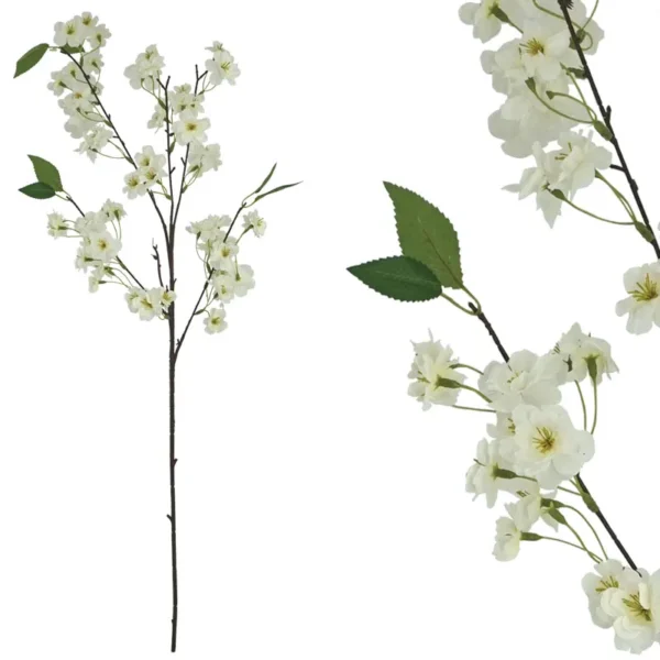 ΚΛΑΔΙ ΚΕΡΑΣΙΑΣ ΑΝΘΙΣΜΕΝΟ ΛΕΥΚΟ - Υ90cm 24/288ΚΙΒ