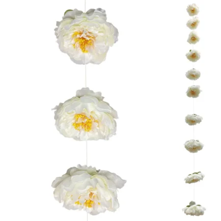 ΓΙΡΛΑΝΤΑ 10 ΕΚΡΟΥ ΑΝΘΗ ΠΑΙΩΝΙΕΣ - Φ11x180cm 6/ΚΙΒ