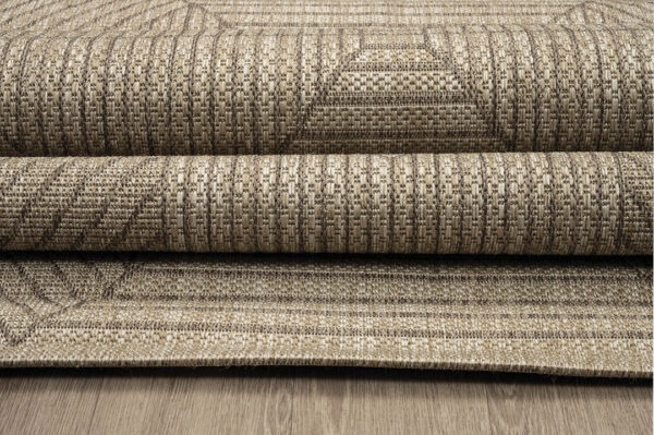 ΧΑΛΙ ETHNIK  2011C BROWN/CARAMEL BEIGE - 160X230