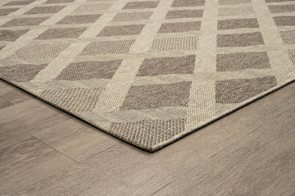 ΧΑΛΙ ETHNIK  203729C BROWN/CARAMEL BEIGE - 070X140