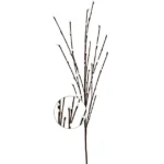 FOAM ΜΕ ΜΠΟΥΜΠΟΥΚΙΑ ΛΕΥΚΟ ΜΕΤΑΛΛΙΚΟ Υ136cm. 12/96KIB