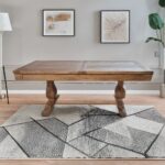 Artekko Deus Μασίφ Ξύλινη Επεκτεινόμενη Τραπεζαρία σε Φυσική Απόχρωση (200/280x100x76)cm