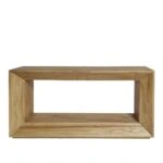 Artekko Deus Μασίφ Ξύλινη Κονσόλα με Συρτάρια σε Φυσική Απόχρωση (150x40x80)cm