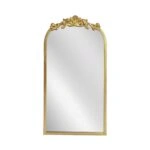 Artekko Dia Χρυσός Μεταλλικός Καθρέπτης Τοίχου (33x3x63)cm