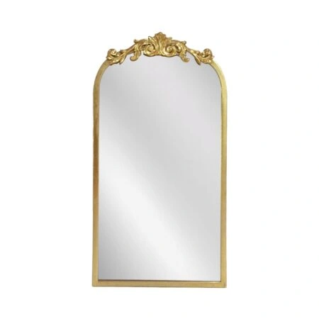 Artekko Dia Χρυσός Μεταλλικός Καθρέπτης Τοίχου (33x3x63)cm