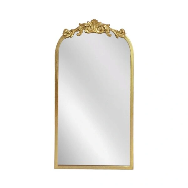 Artekko Dia Χρυσός Μεταλλικός Καθρέπτης Τοίχου (33x3x63)cm