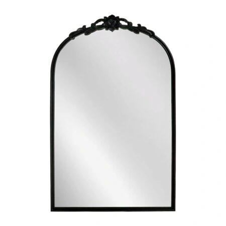 Artekko Dia Μαύρος Μεταλλικός Καθρέπτης Τοίχου (50.5x4x80.5)cm