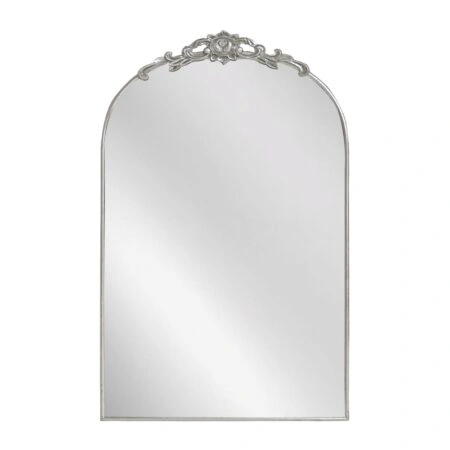 Artekko Dia Ασημί Μεταλλικός Καθρέπτης Τοίχου (50.5x4x80.5)cm