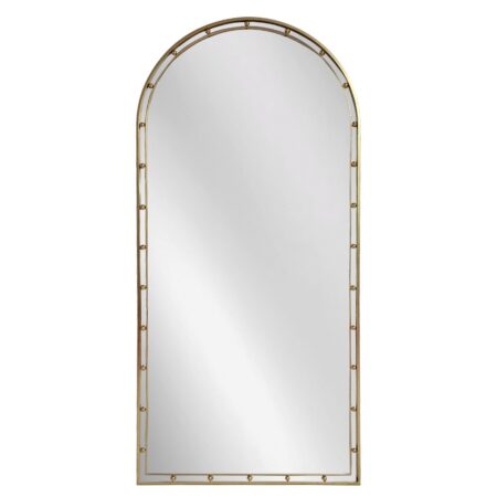 Artekko Dia Χρυσός Μεταλλικός Καθρέπτης Τοίχου (75x3.5x160)cm