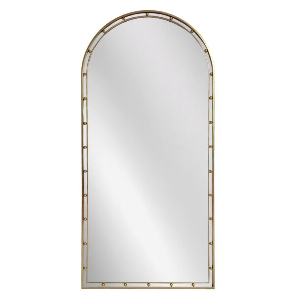 Artekko Dia Χρυσός Μεταλλικός Καθρέπτης Τοίχου (75x3.5x160)cm