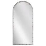 Artekko Dia Ασημί Μεταλλικός Καθρέπτης Τοίχου (75x3.5x160)cm
