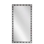 Artekko Dia Μαύρος Μεταλλικός Καθρέπτης Τοίχου (75x3x160)cm