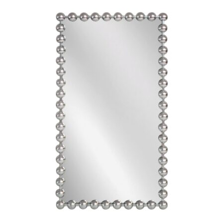 Artekko Dia Ασημί Μεταλλικός Καθρέπτης Τοίχου (60x4.5x110)cm