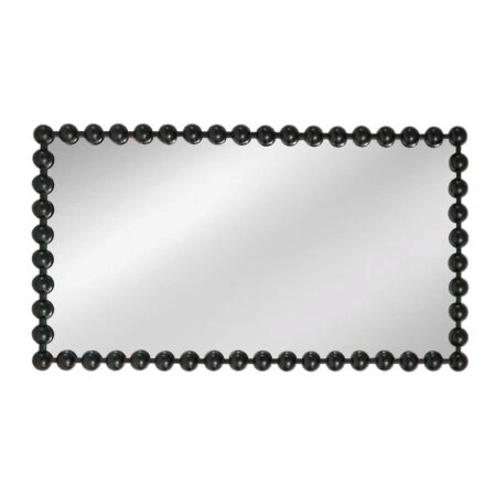 Artekko Dia Μαύρος Μεταλλικός Καθρέπτης Τοίχου (60x4.5x110)cm